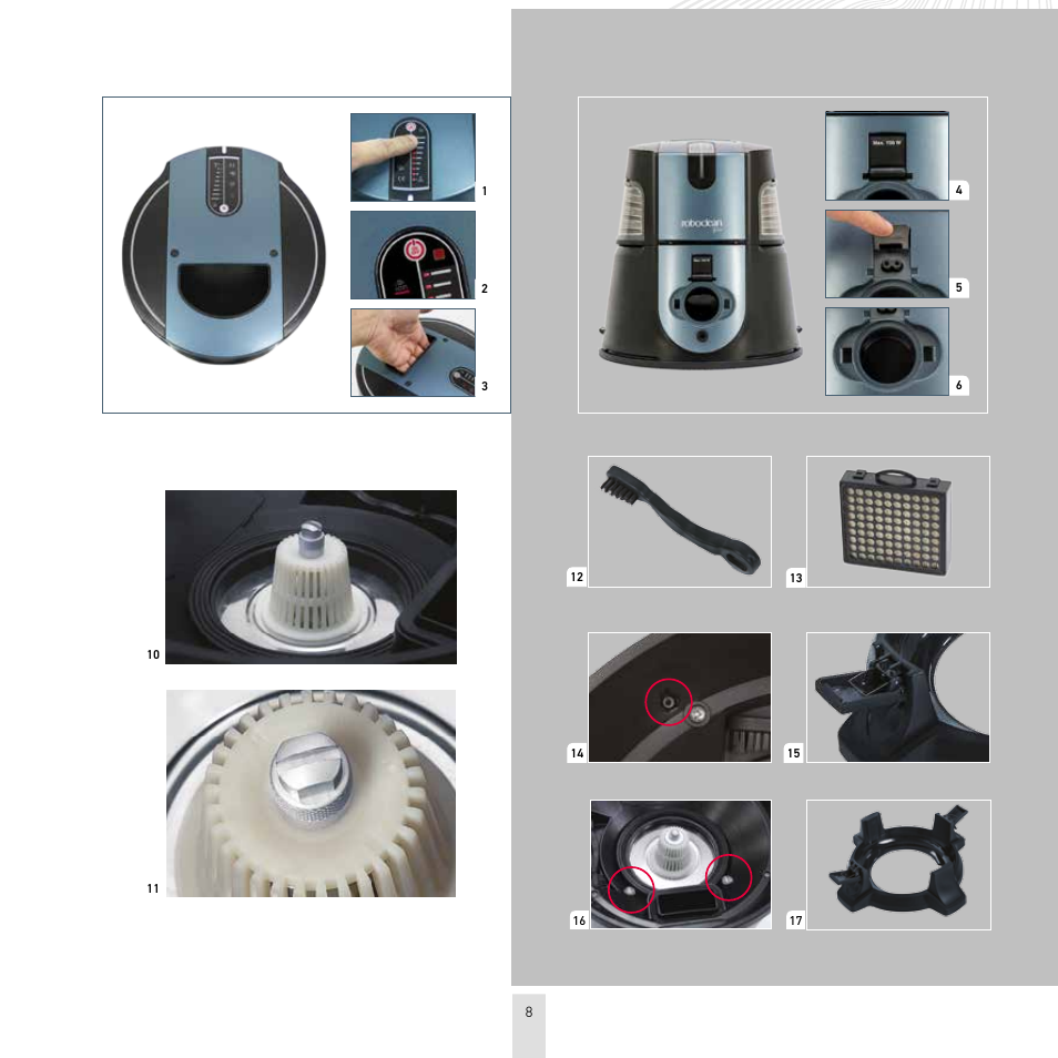 İhlas Aura Roboclean User Manual | Page 8 / 28