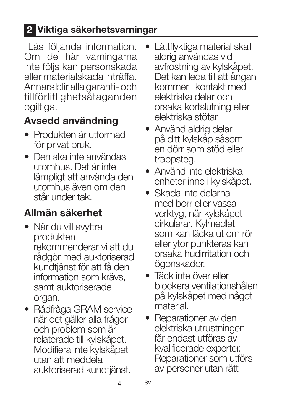 GRAM KS 3265-93/1 User Manual | Page 41 / 94