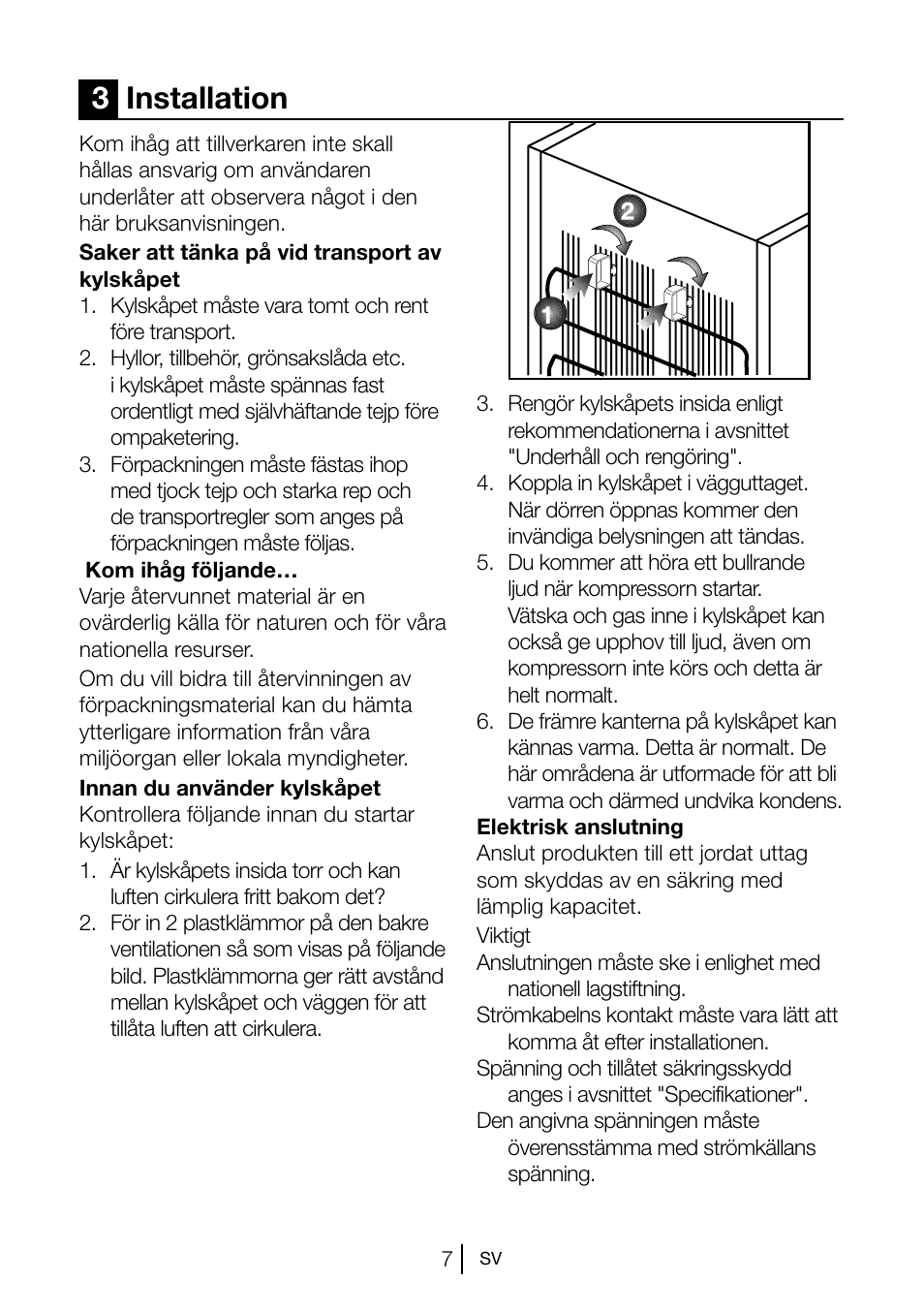 3installation | GRAM KS 3135-90/1 User Manual | Page 44 / 110