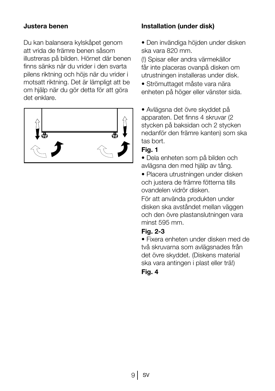 GRAM KS 3135-90/1 User Manual | Page 46 / 110