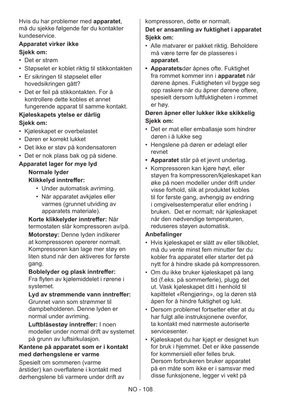 GRAM 49SK 4186 F User Manual | Page 109 / 112