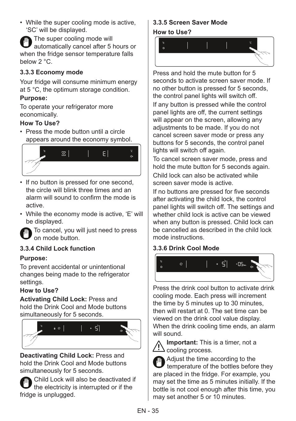 GRAM 49SK 4186 F User Manual | Page 36 / 112
