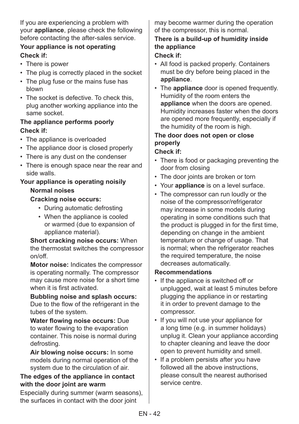 GRAM 49SK 4186 F User Manual | Page 43 / 112