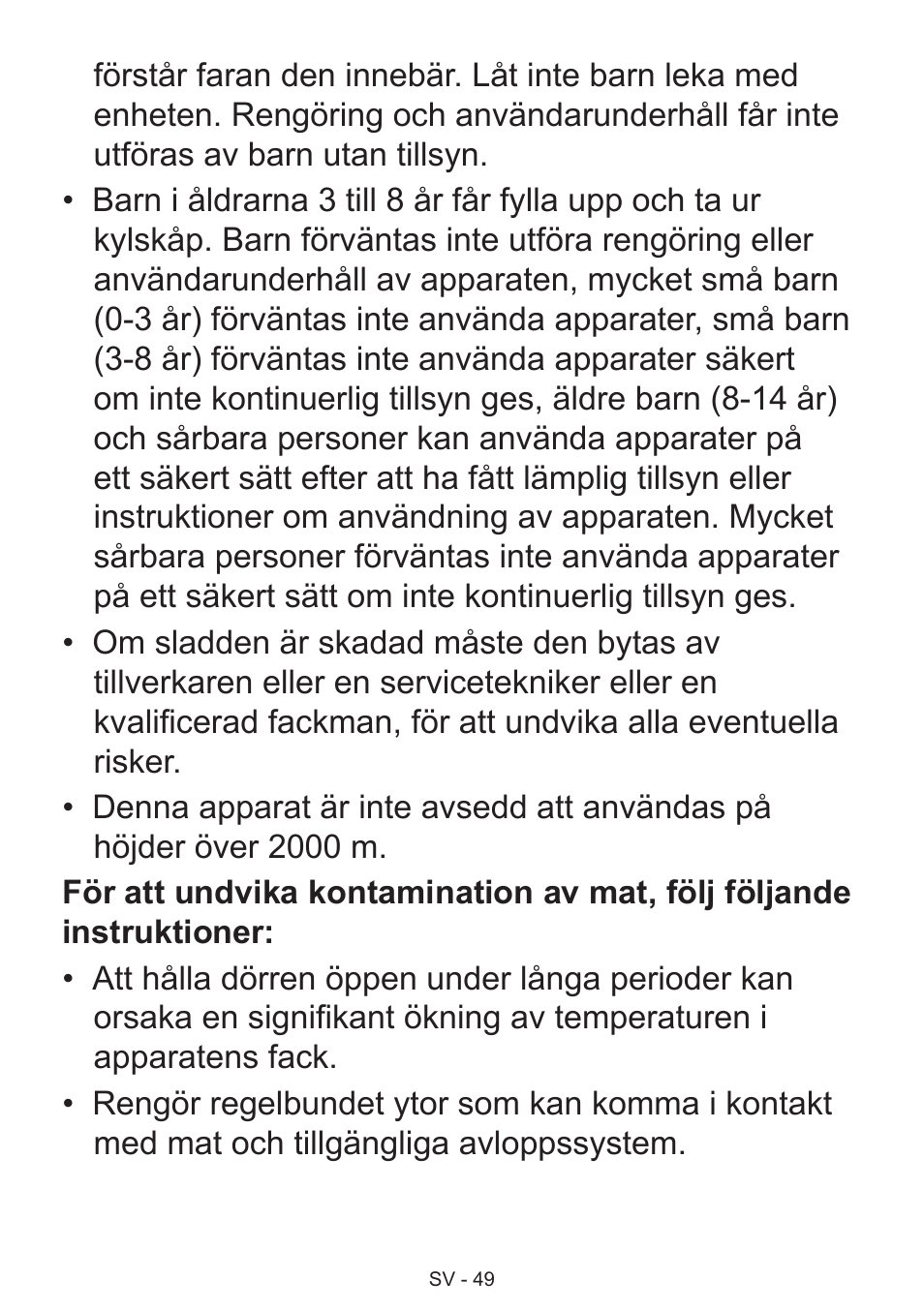 GRAM 49SK 4186 F User Manual | Page 50 / 112