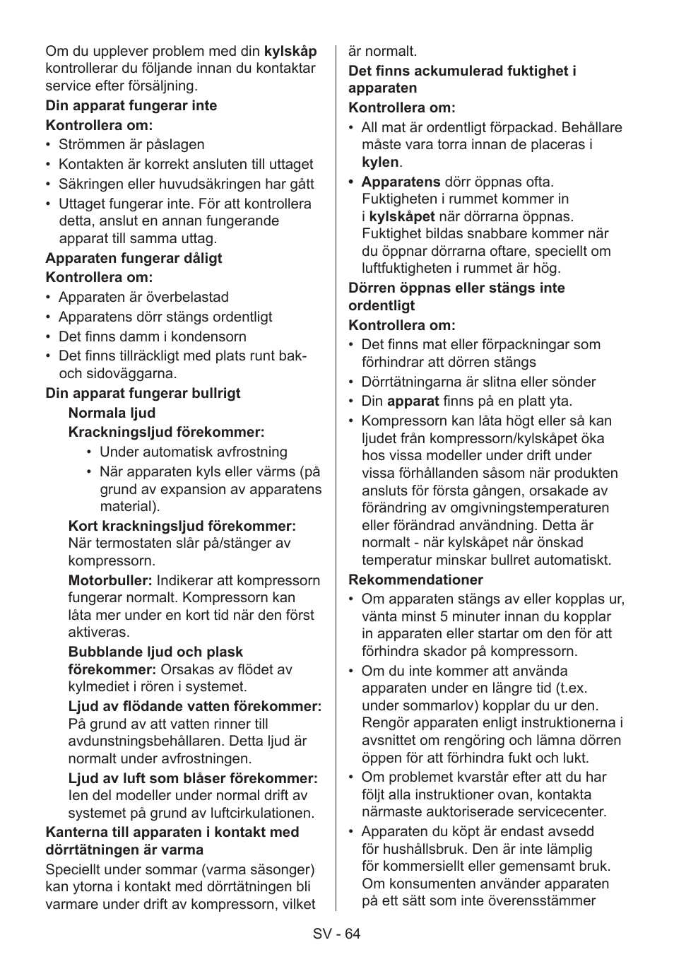 GRAM 49SK 4186 F User Manual | Page 65 / 112