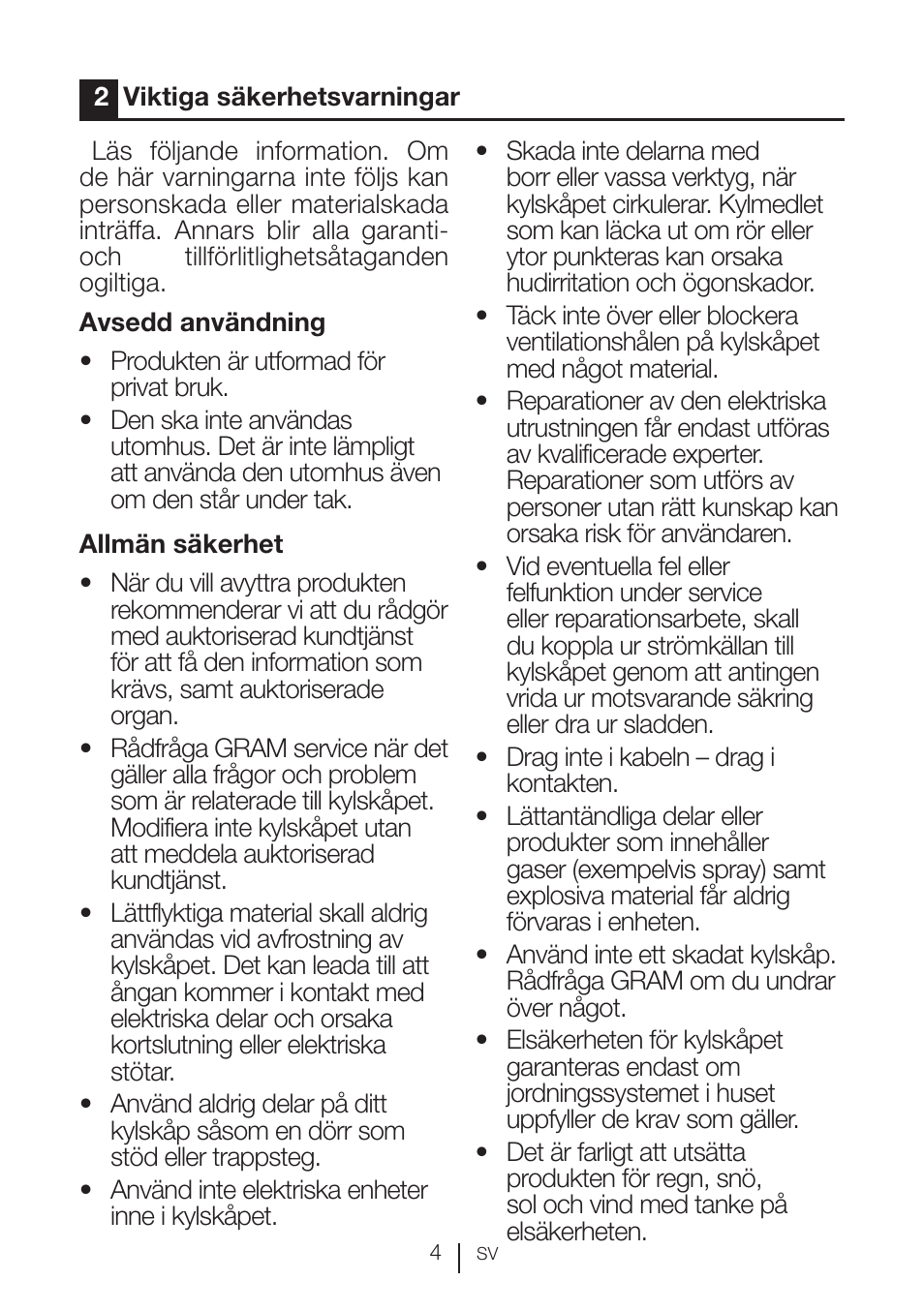 GRAM KSU 3136-50/1 User Manual | Page 42 / 113