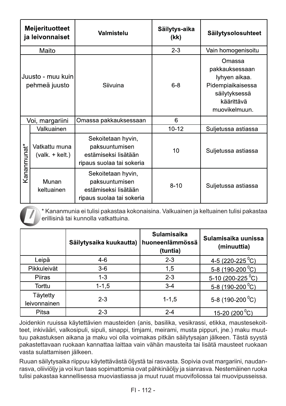 GRAM FS 481864 N (v)/1 User Manual | Page 113 / 122
