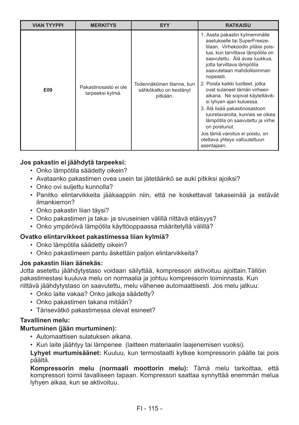 GRAM FS 481864 N (v)/1 User Manual | Page 116 / 122
