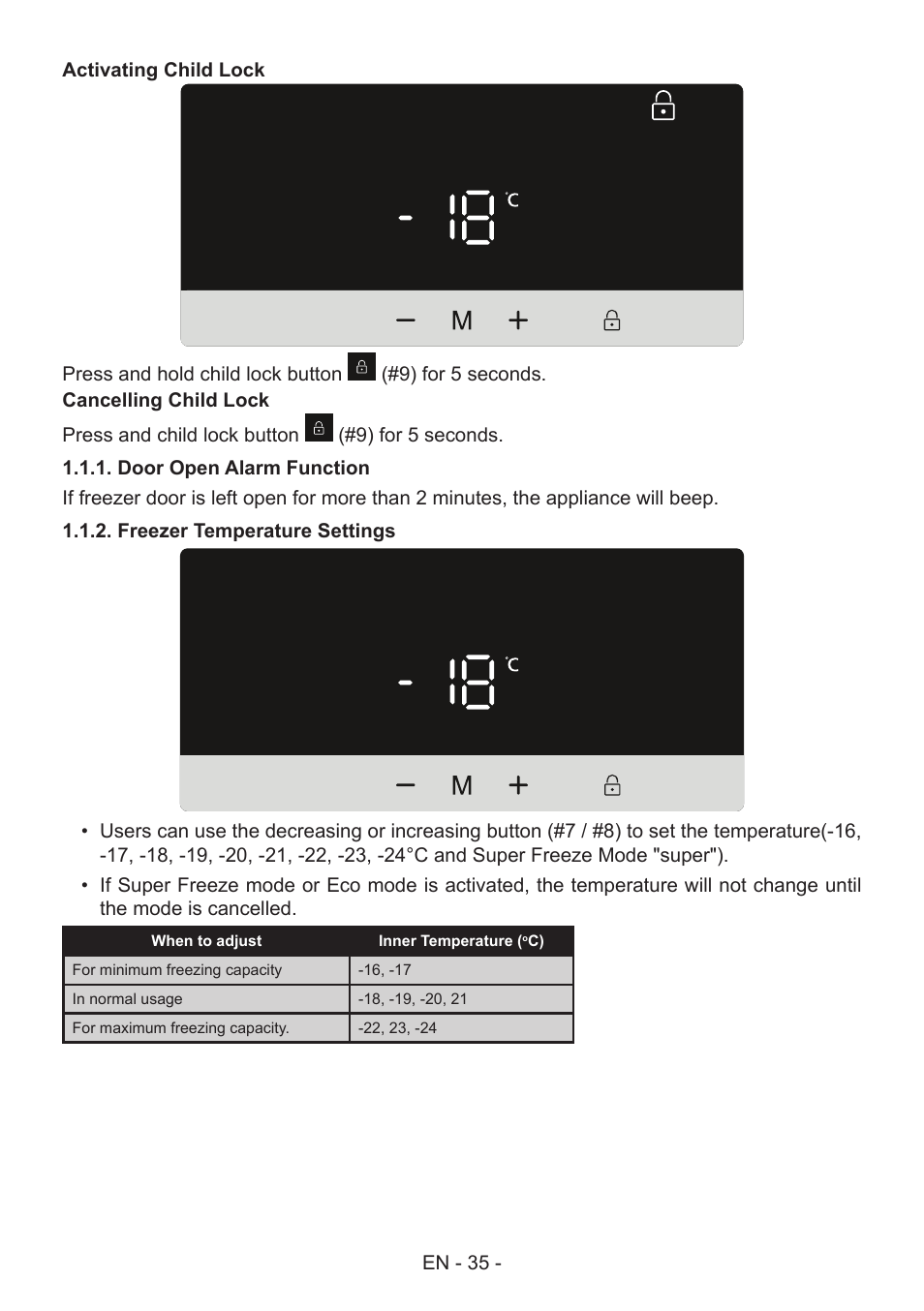 GRAM FS 481864 N (v)/1 User Manual | Page 36 / 122