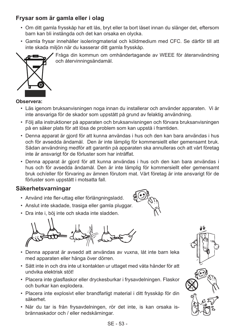 GRAM FS 481864 N (v)/1 User Manual | Page 54 / 122