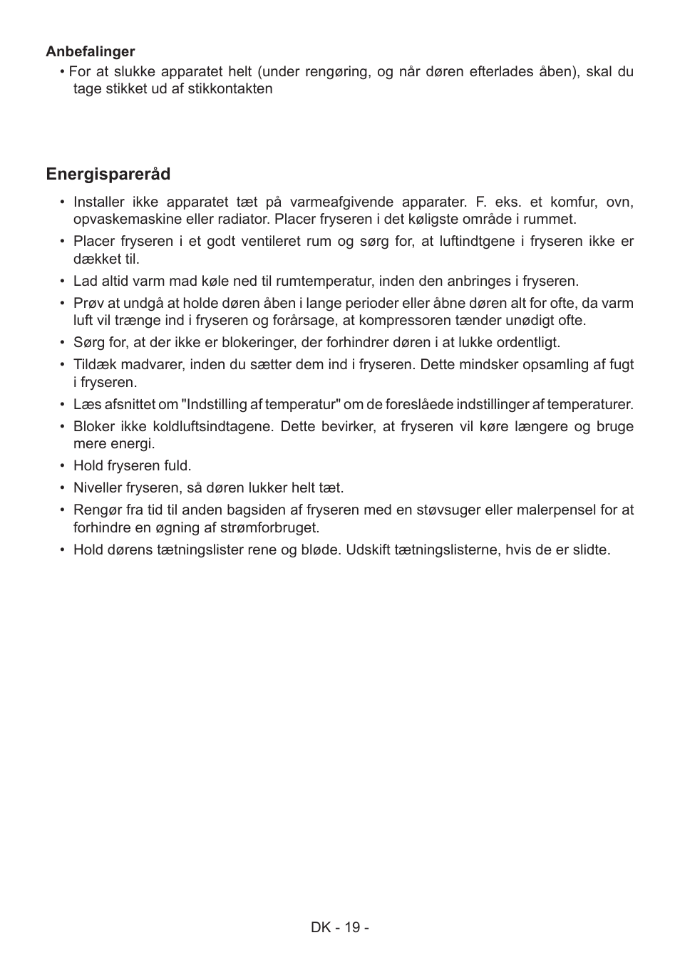 GRAM FS 441862 N (v)/1 User Manual | Page 21 / 112