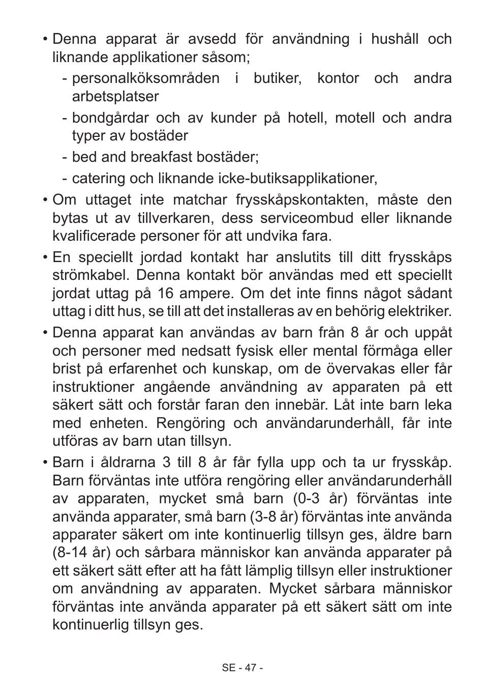 GRAM FS 441862 N (v)/1 User Manual | Page 49 / 112