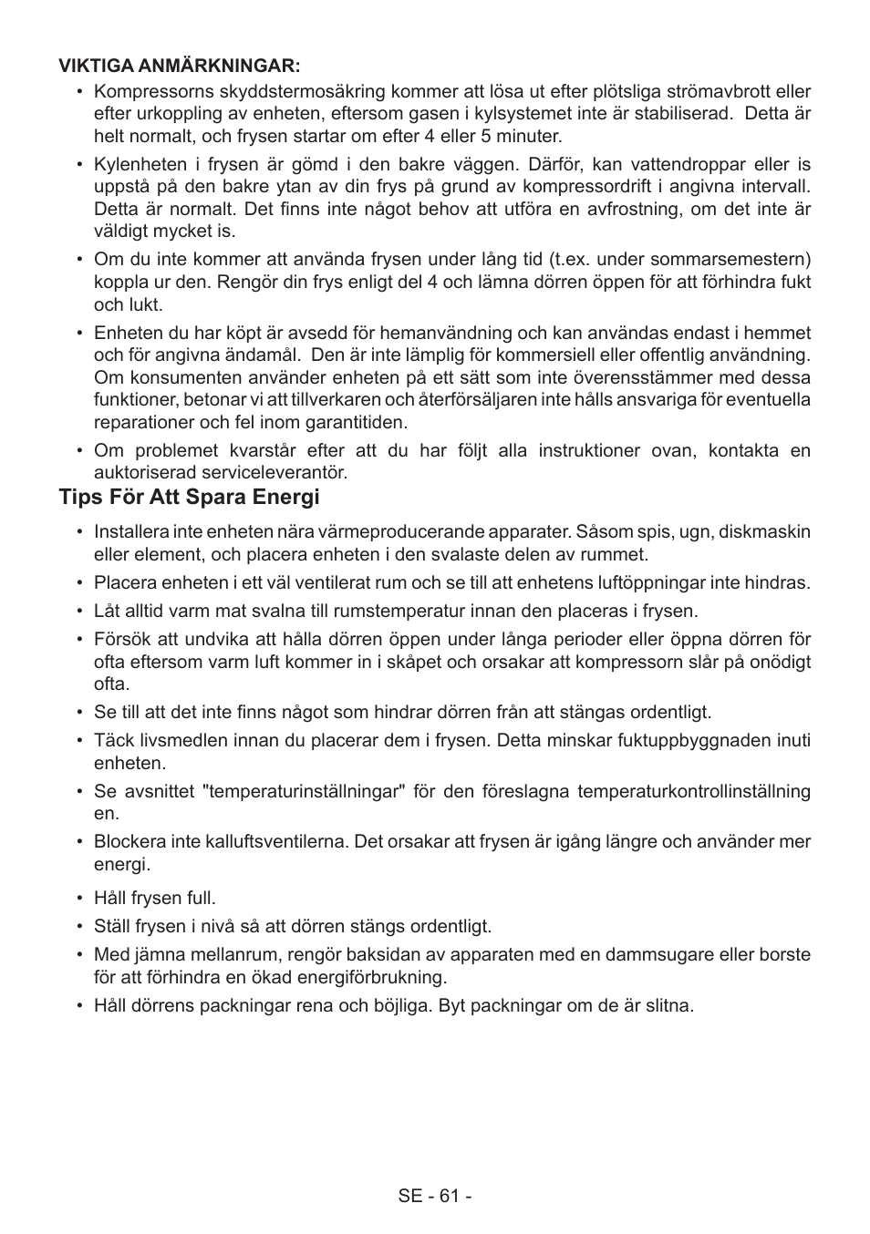 GRAM FS 441862 N (v)/1 User Manual | Page 63 / 112