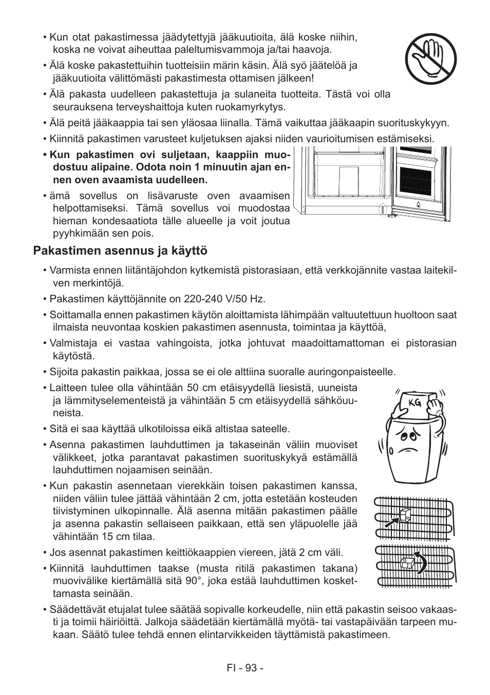 GRAM FS 441862 N (v)/1 User Manual | Page 95 / 112