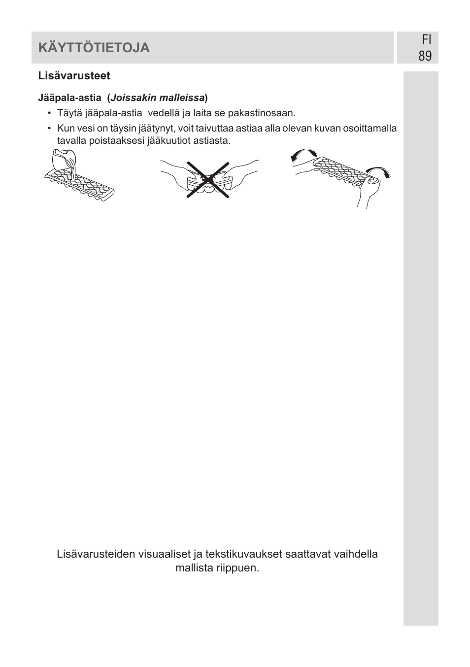 Fi 89 käyttötietoja | GRAM FSI 401754 N/1 User Manual | Page 89 / 123