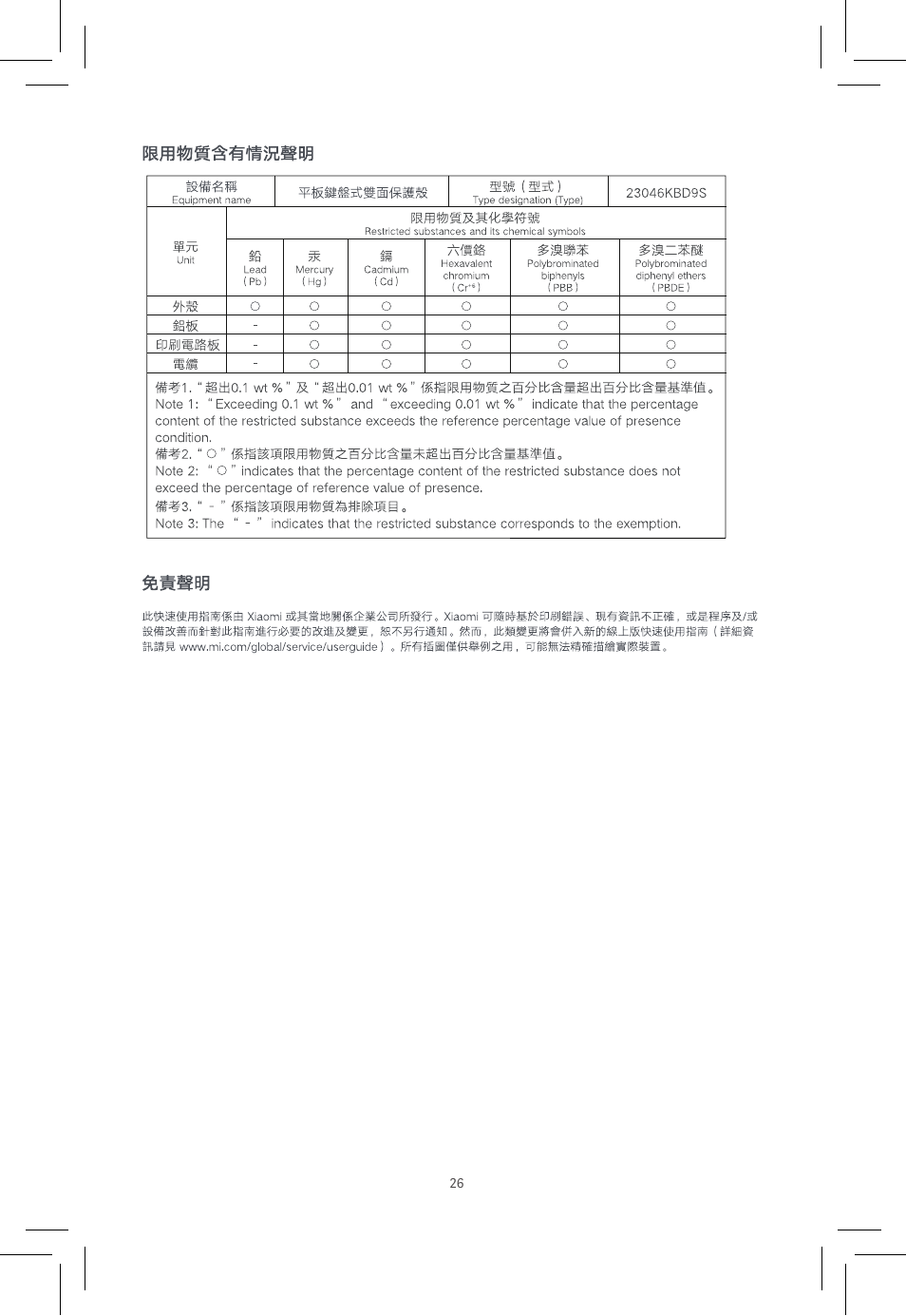 Xiaomi Pad 6 User Manual | Page 28 / 32