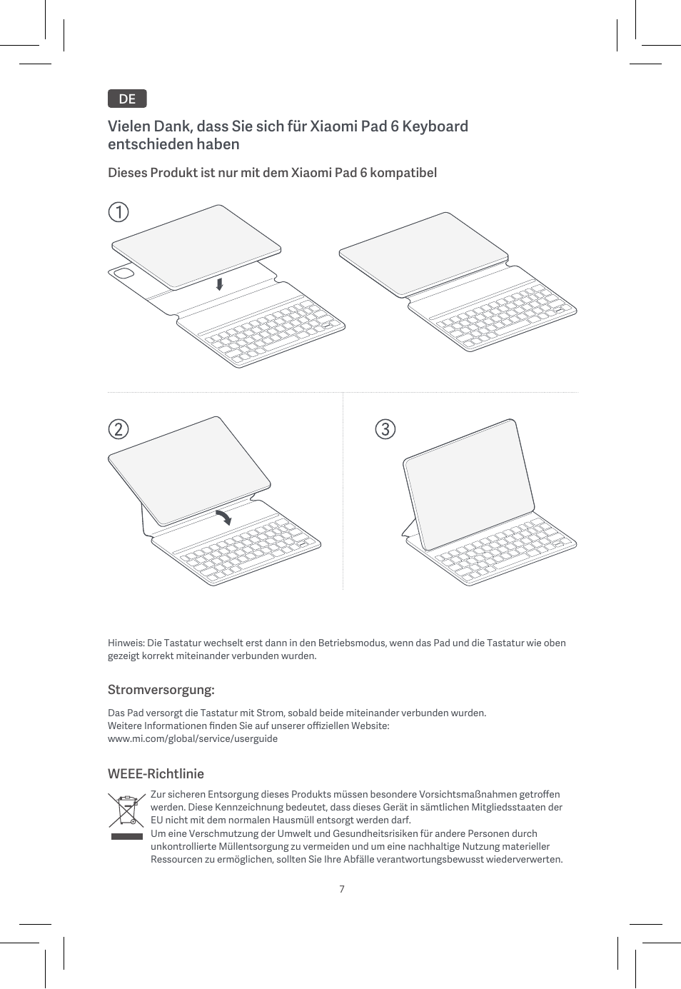 Xiaomi Pad 6 User Manual | Page 9 / 32