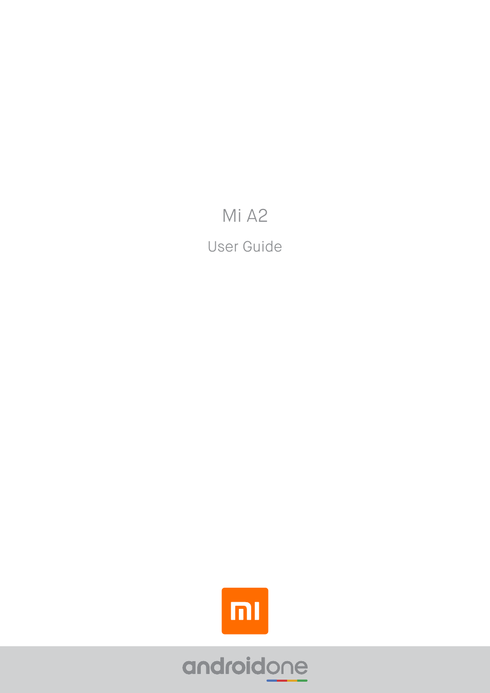 Xiaomi Mi A2 User Manual | 8 pages