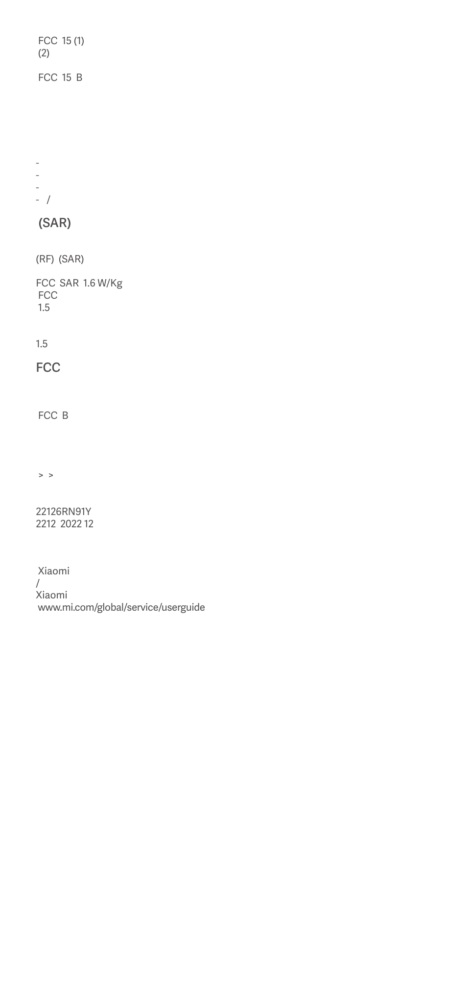 Xiaomi Redmi 12C User Manual | Page 10 / 16