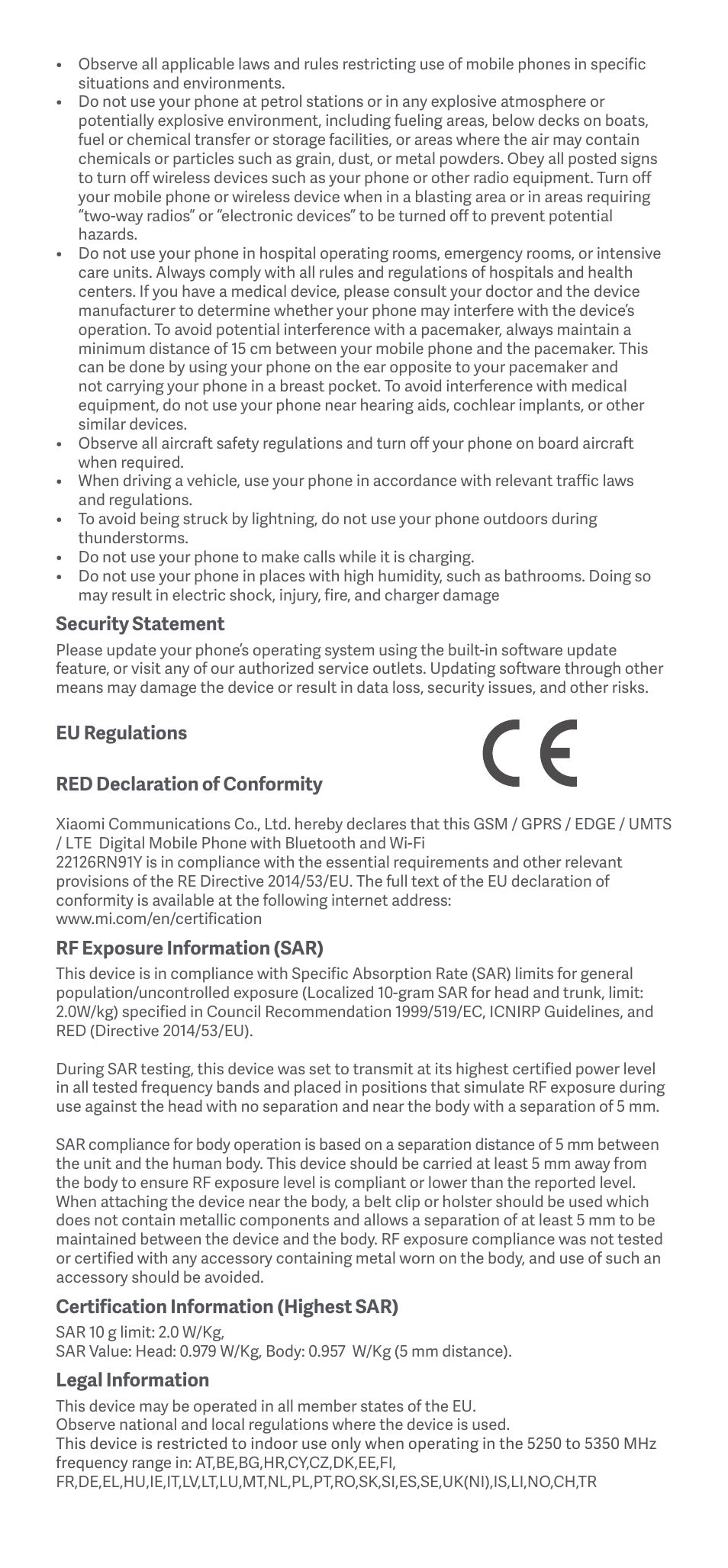 Xiaomi Redmi 12C User Manual | Page 3 / 16