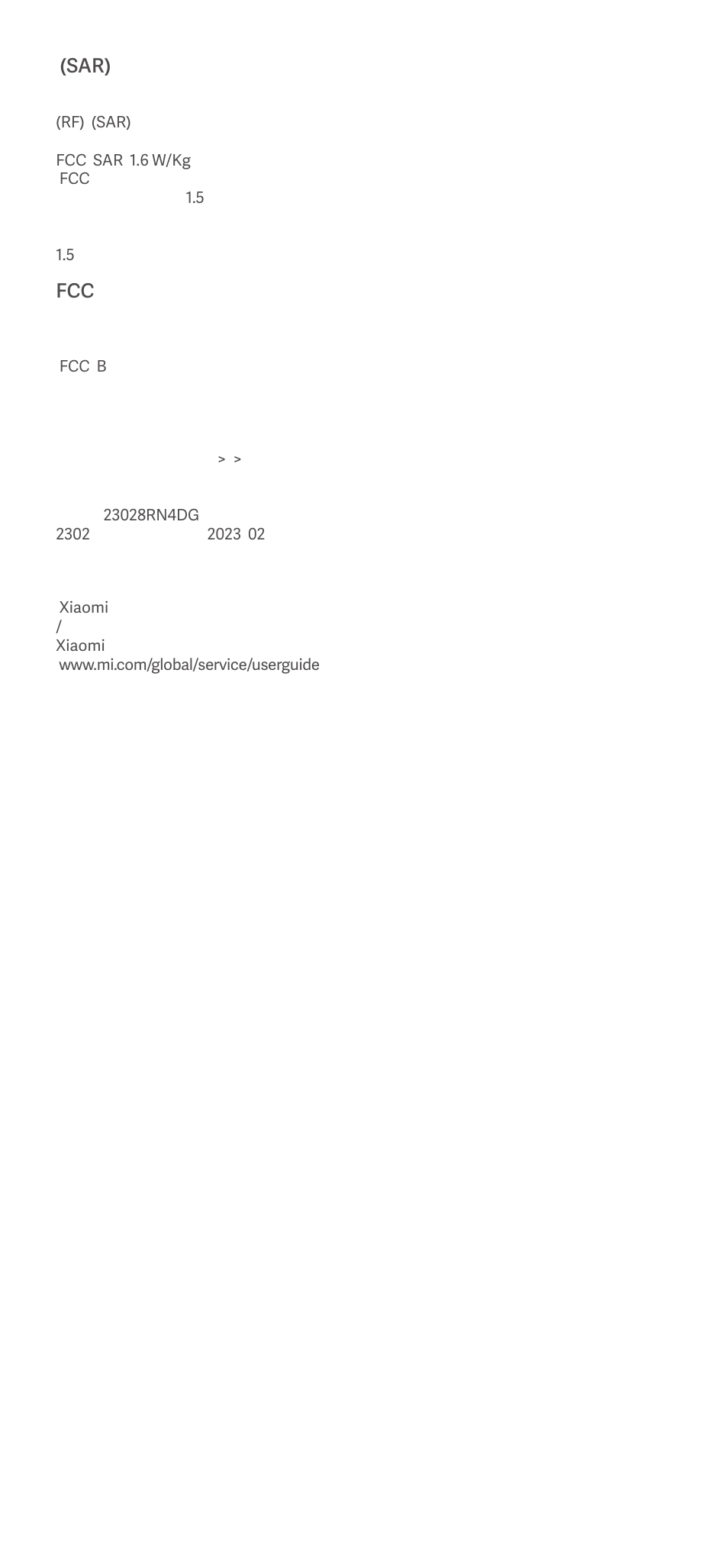 Xiaomi Redmi A2 User Manual | Page 10 / 16