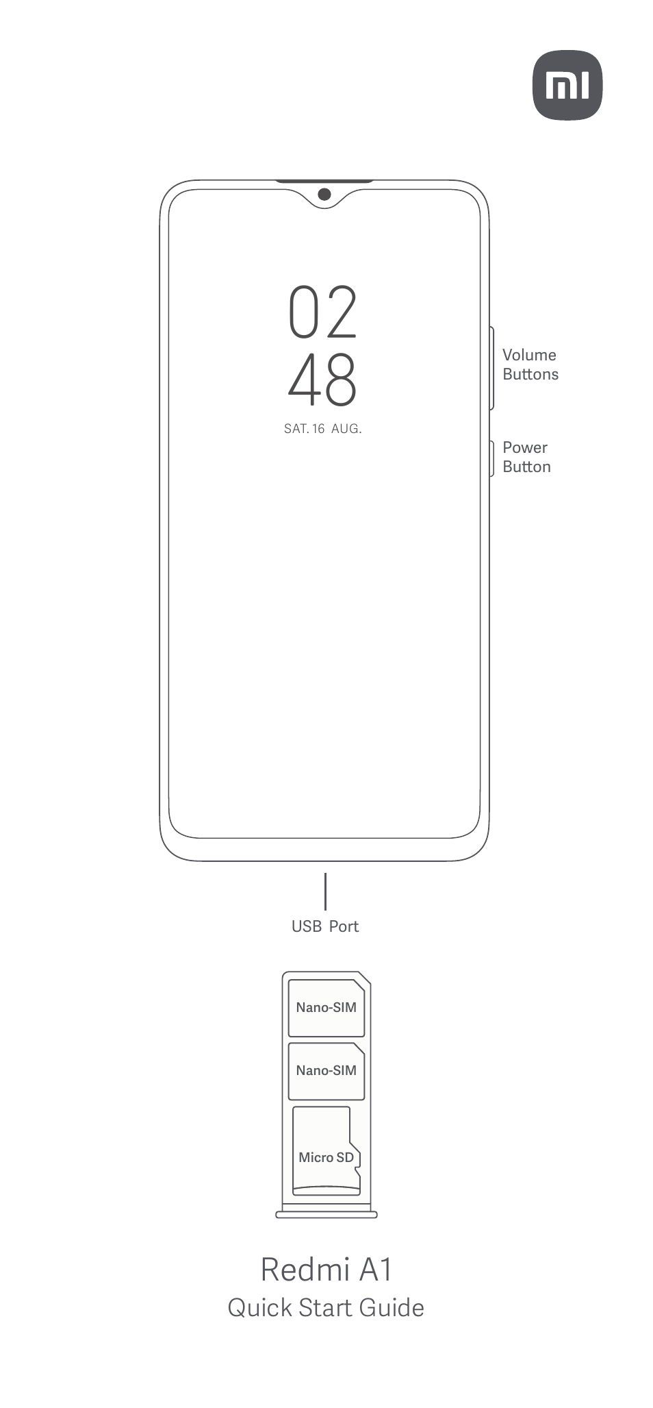 Xiaomi Redmi A1 User Manual | 16 pages