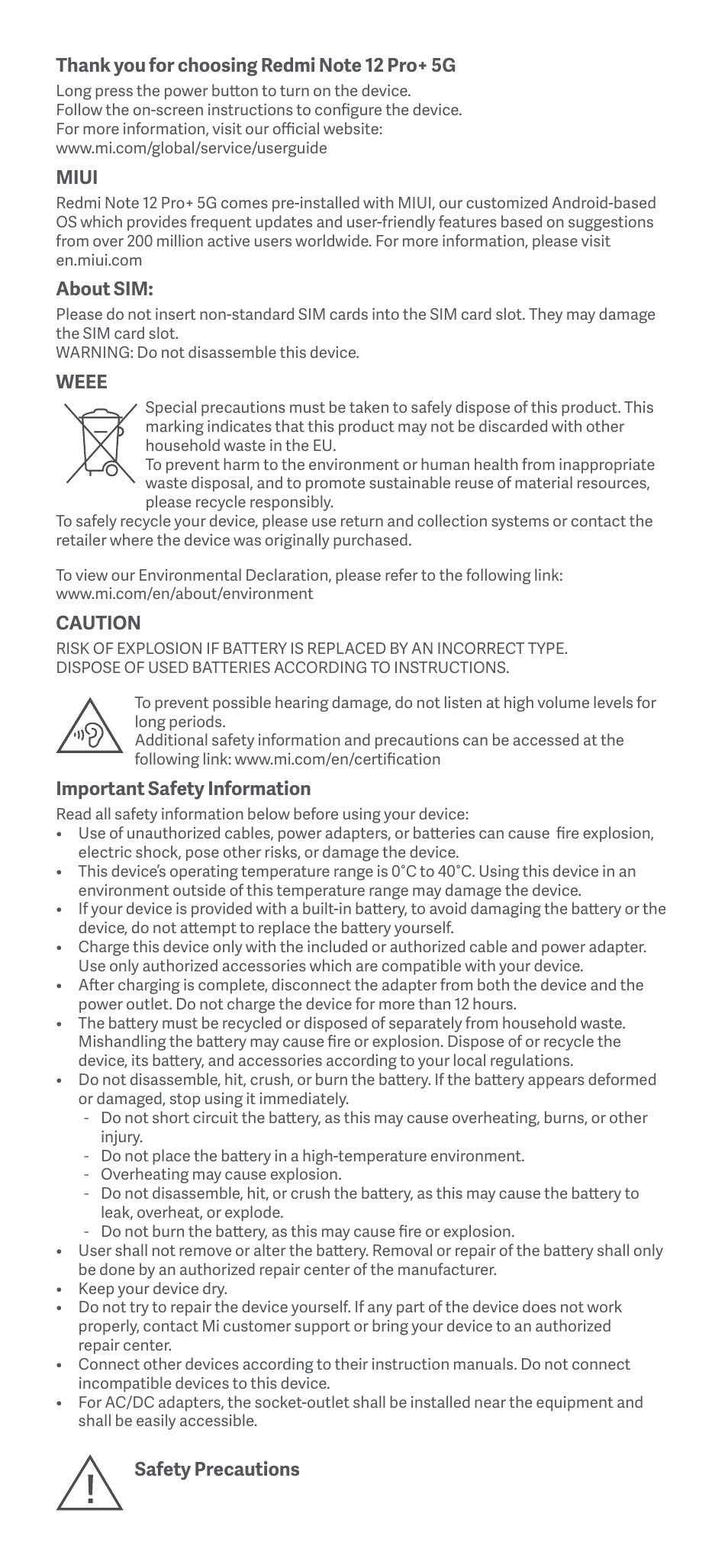 Xiaomi M16U User Manual | Page 2 / 16