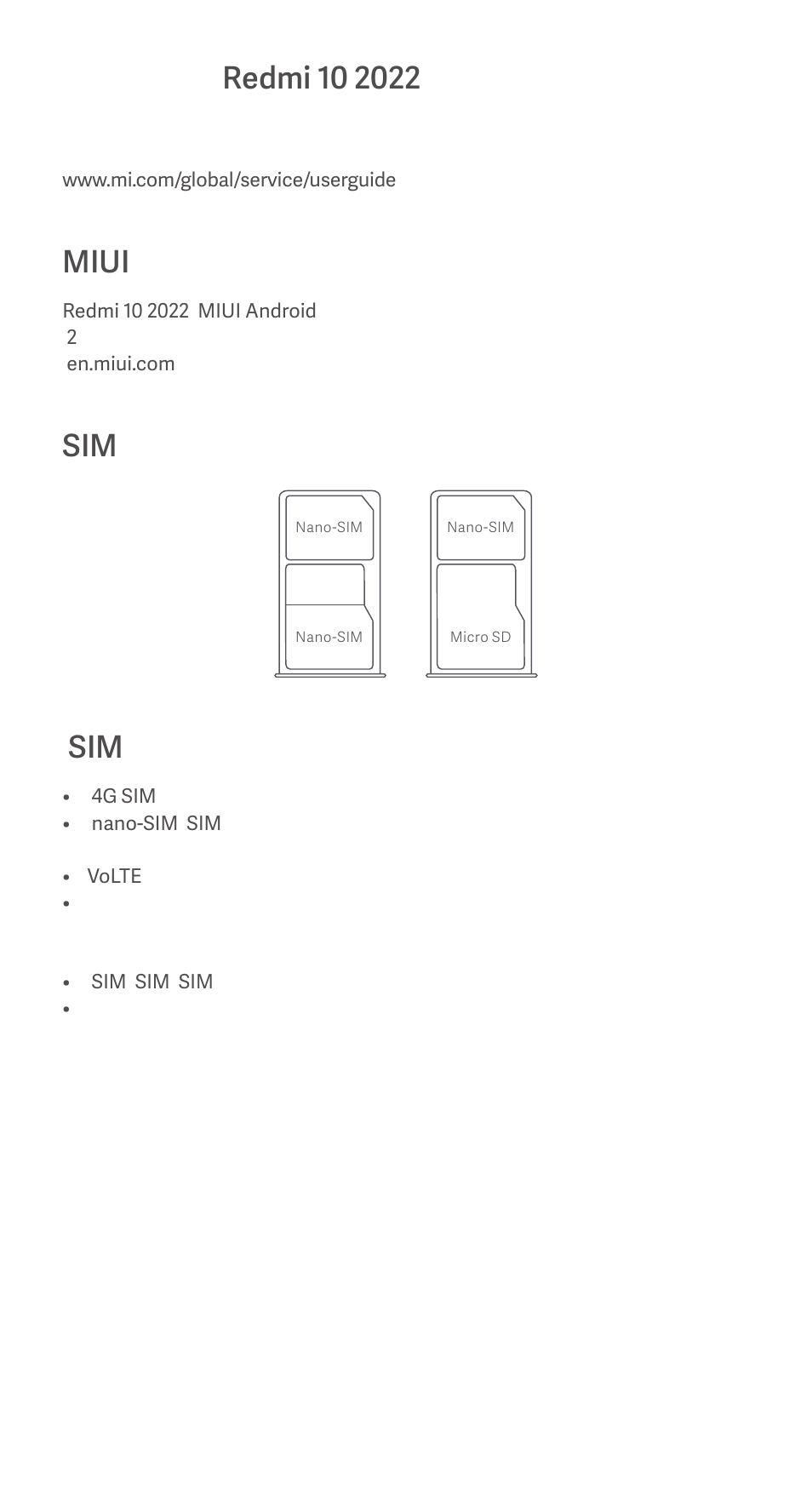 Miui | Xiaomi Redmi 10 2022 User Manual | Page 14 / 28