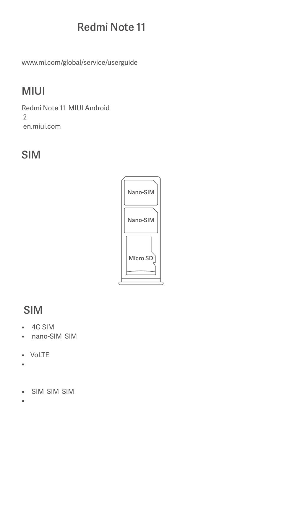 Miui | Xiaomi Redmi Note 11 User Manual | Page 13 / 26
