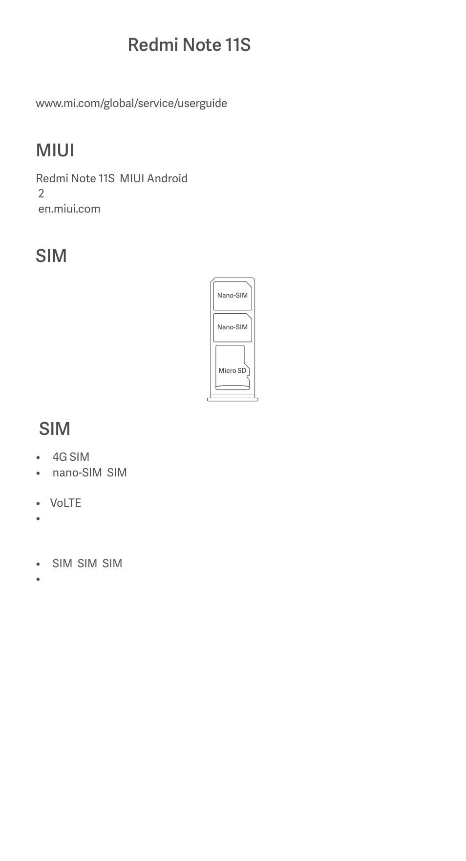 Miui | Xiaomi Redmi Note 11S User Manual | Page 13 / 26