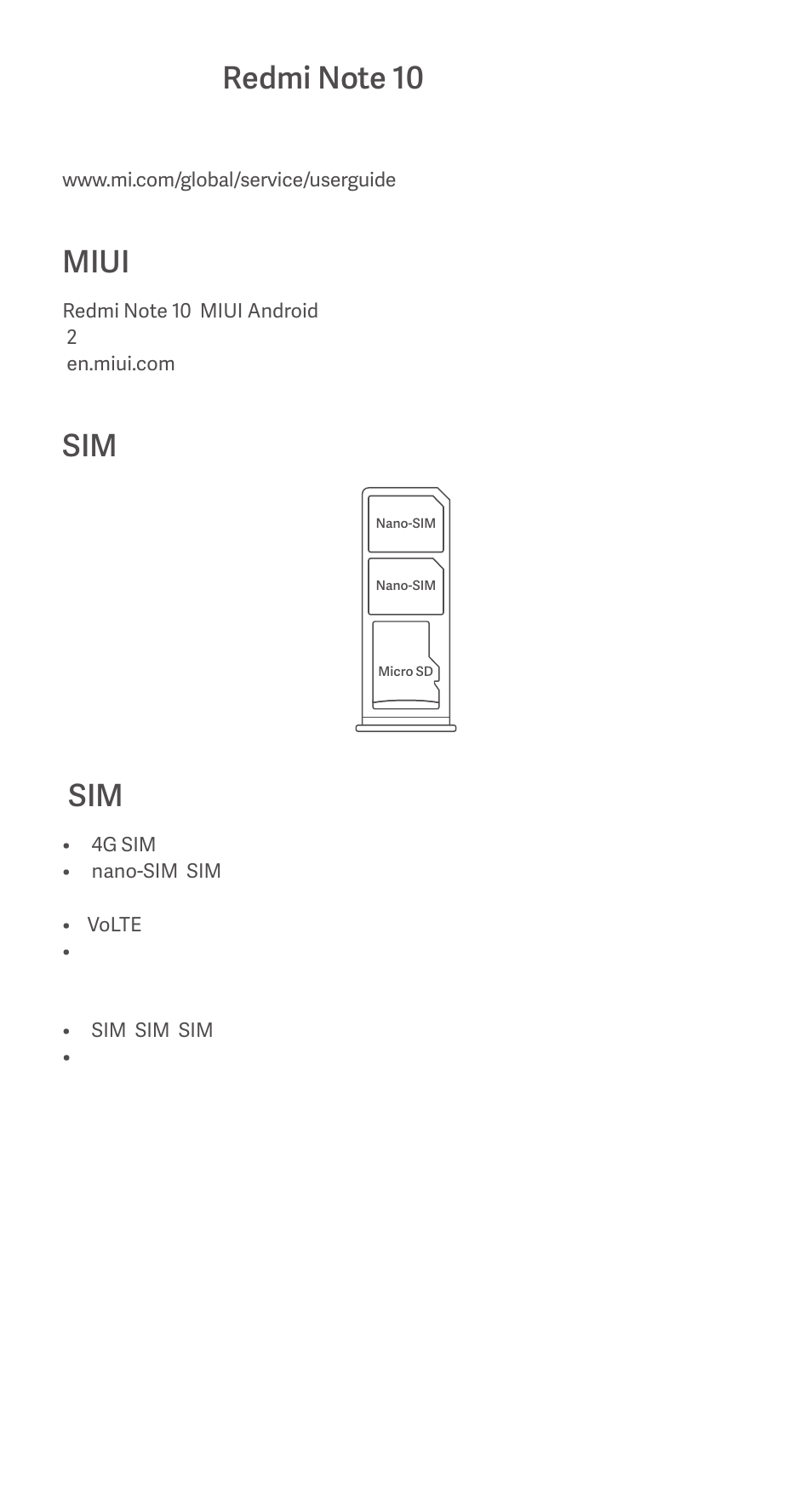 Miui | Xiaomi Redmi Note 10 User Manual | Page 12 / 25