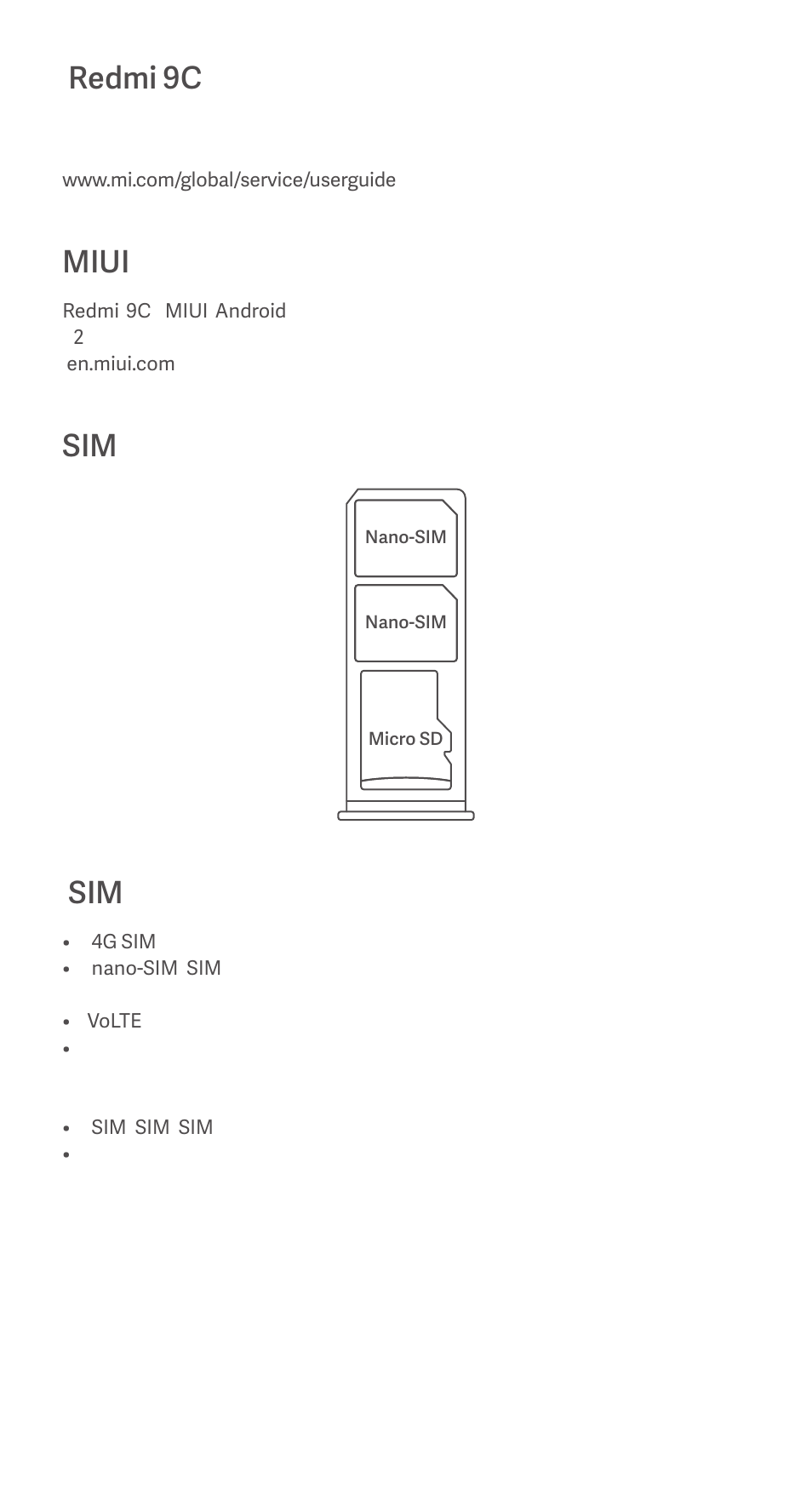 Redmi 9c, Miui | Xiaomi Redmi 9C User Manual | Page 11 / 23