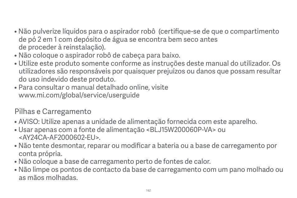 Xiaomi Robot Vacuum E10 User Manual | Page 163 / 438