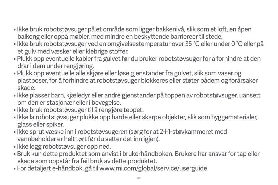 Xiaomi Robot Vacuum E10 User Manual | Page 307 / 438