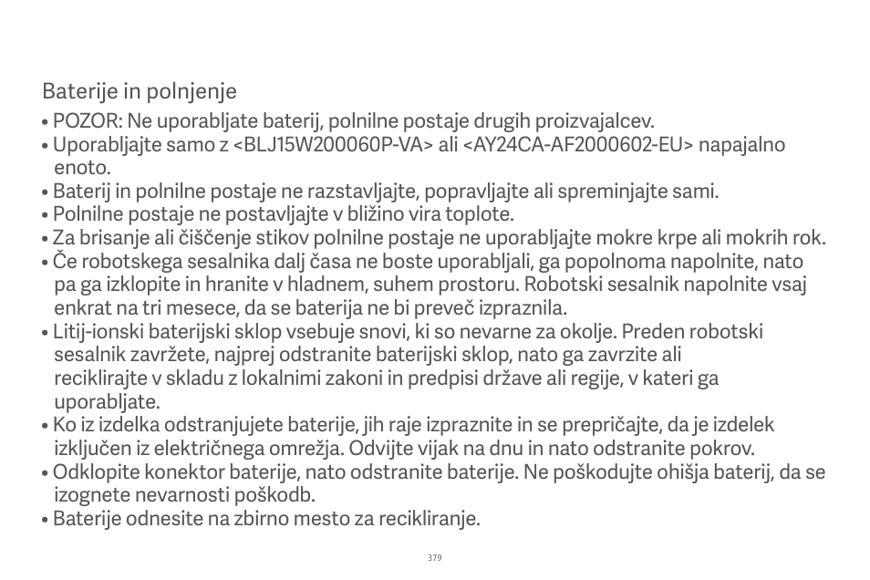 Xiaomi Robot Vacuum E10 User Manual | Page 380 / 438