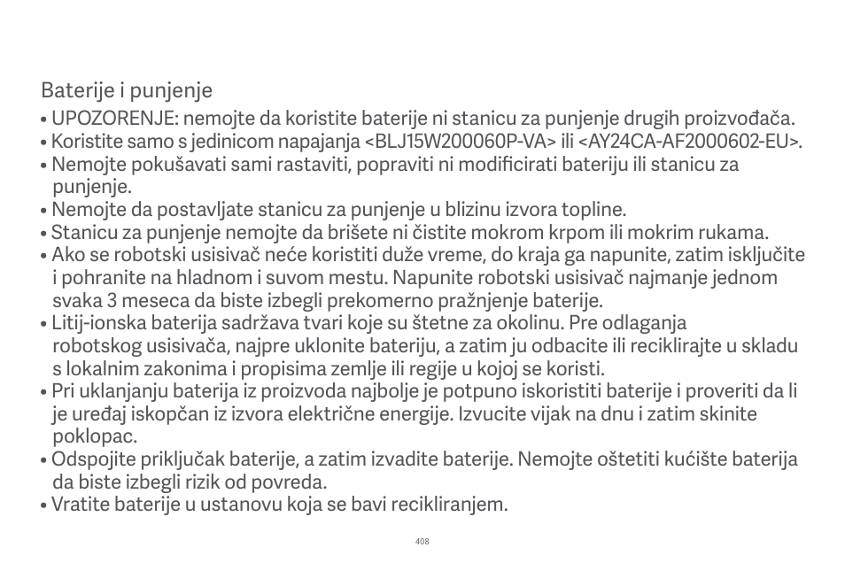 Xiaomi Robot Vacuum E10 User Manual | Page 409 / 438