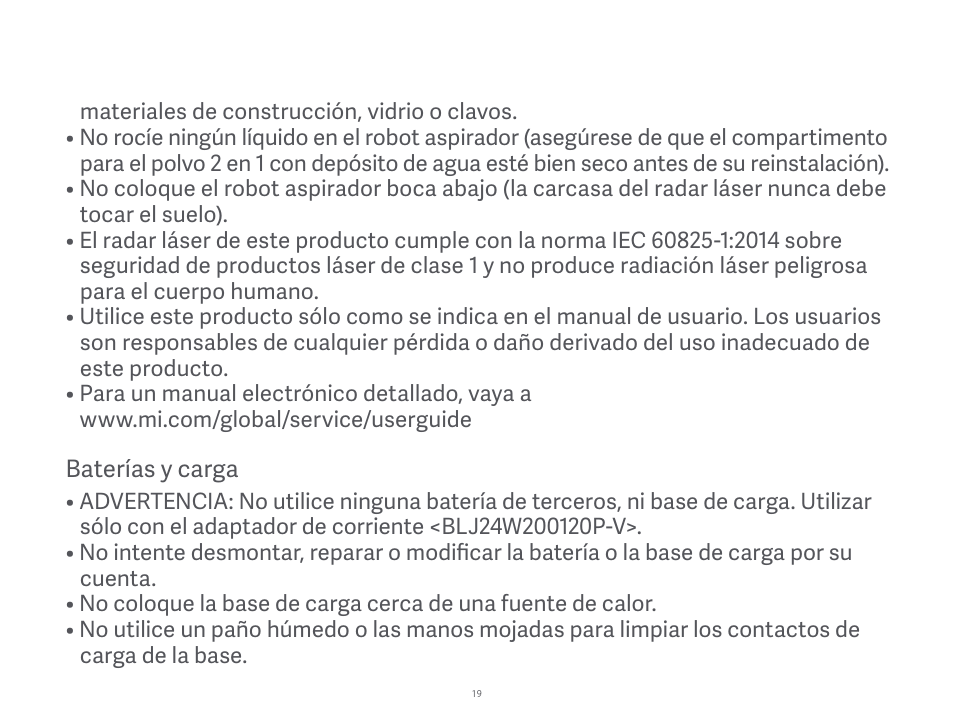 Xiaomi Robot Vacuum S10 User Manual | Page 20 / 444