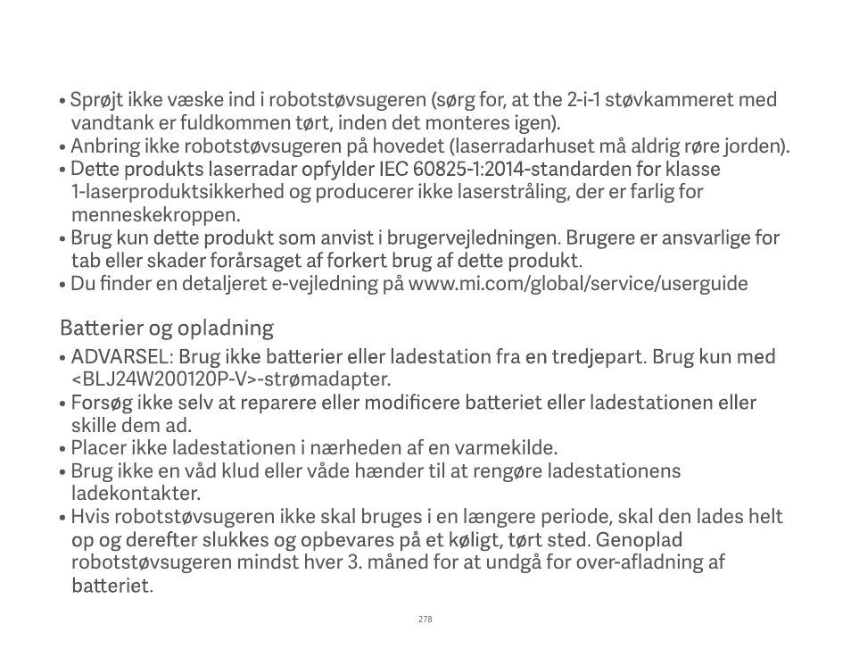 Xiaomi Robot Vacuum S10 User Manual | Page 279 / 444