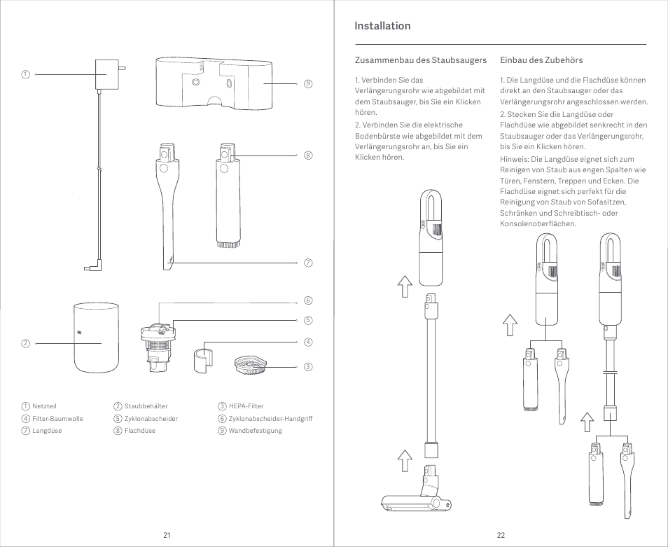 Installation | Xiaomi Mi Vacuum Cleaner Light User Manual | Page 12 / 74