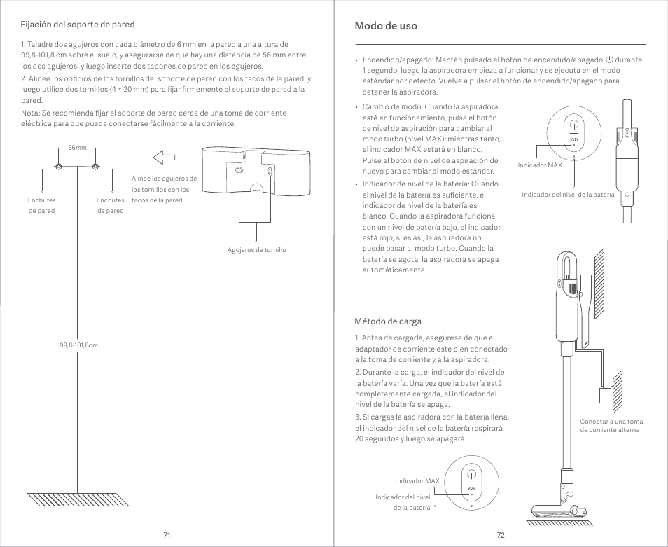 Modo de uso | Xiaomi Mi Vacuum Cleaner Light User Manual | Page 37 / 74