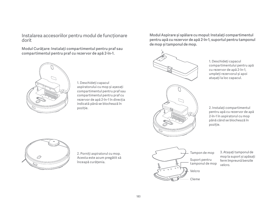 Xiaomi Mi Robot Vacuum-Mop P User Manual | Page 185 / 225