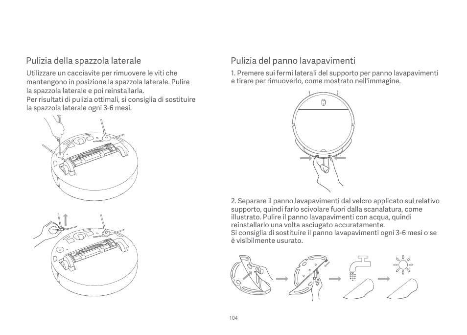 Xiaomi Mi Robot Vacuum-Mop Essential User Manual | Page 106 / 327