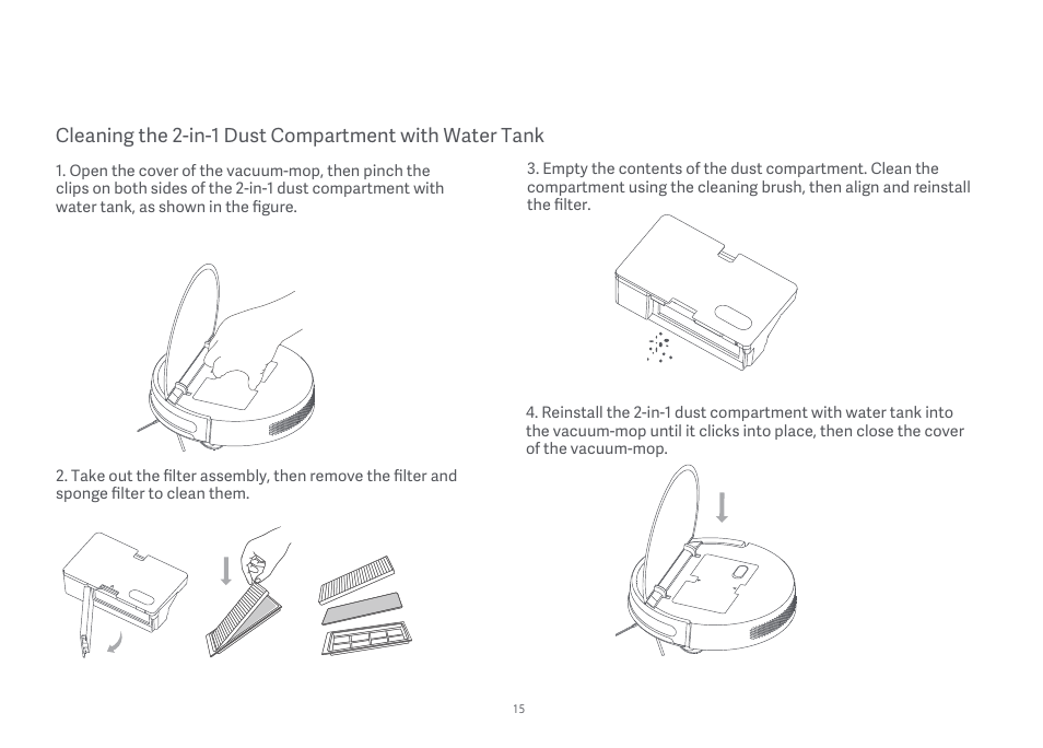 Xiaomi Mi Robot Vacuum-Mop Essential User Manual | Page 17 / 327