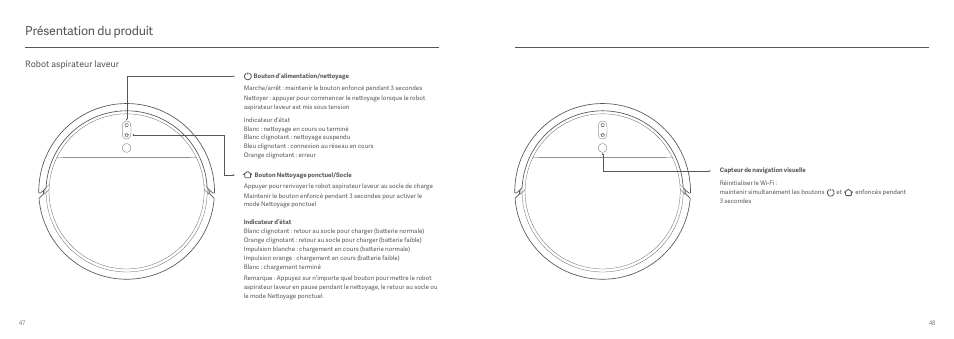 Présentation du produit, Robot aspirateur laveur | Xiaomi Mi Robot Vacuum-Mop User Manual | Page 26 / 182