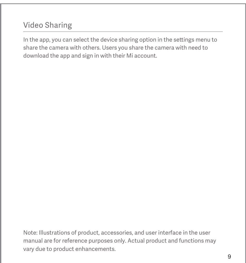 Xiaomi Mi 360° User Manual | Page 10 / 169