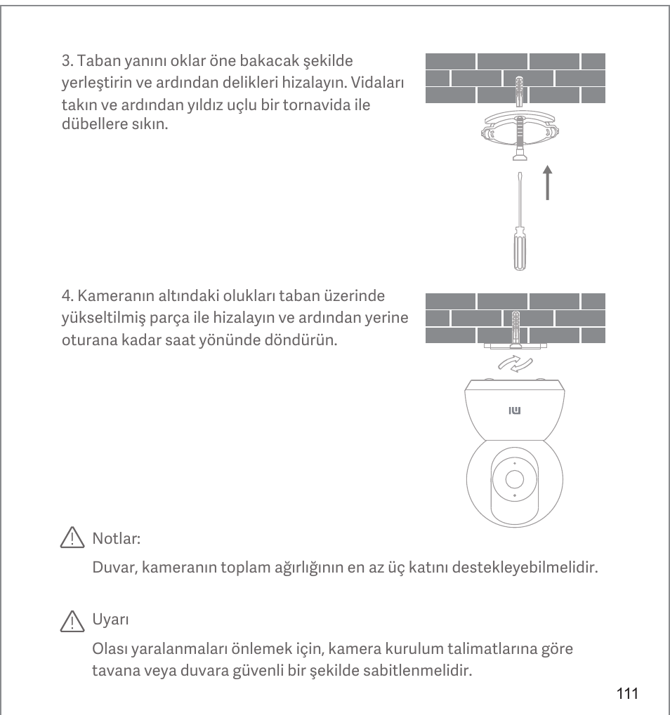 Xiaomi Mi 360° User Manual | Page 112 / 169