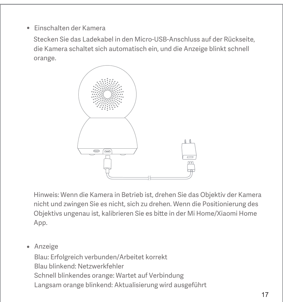 Xiaomi Mi 360° User Manual | Page 18 / 169