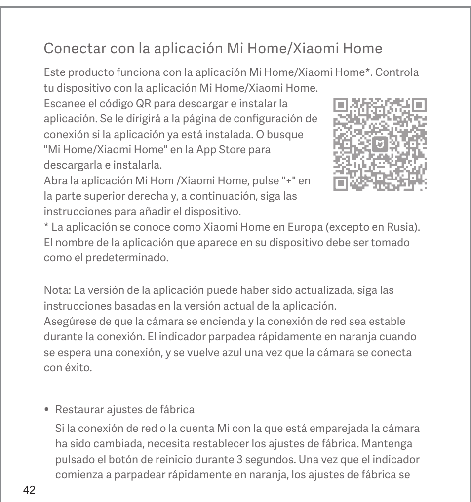 Xiaomi Mi 360° User Manual | Page 43 / 169