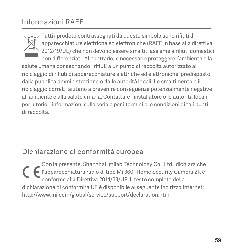 Xiaomi Mi 360° User Manual | Page 60 / 169