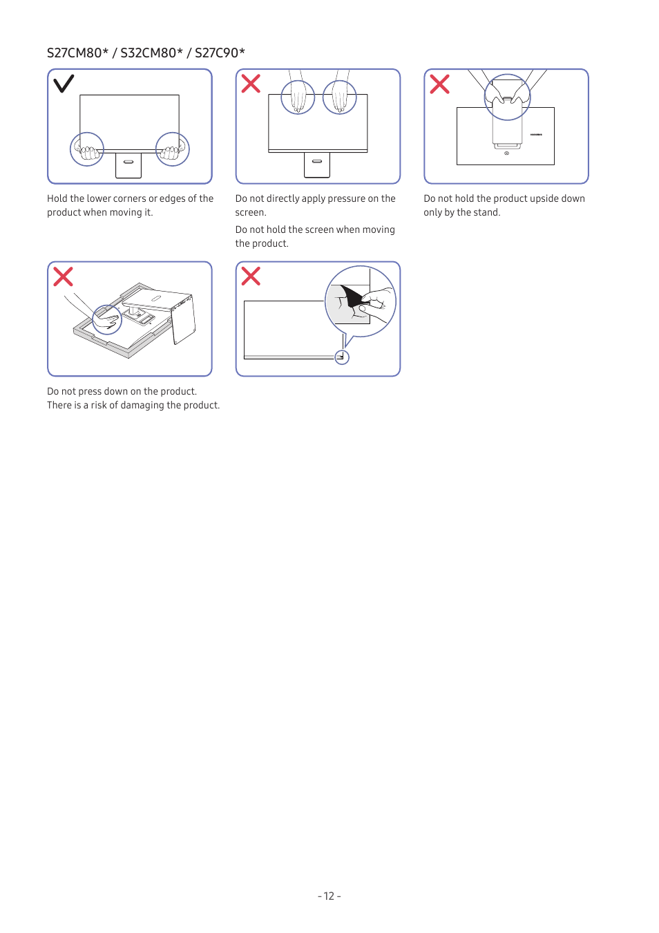 Samsung M50C 32" HDR Smart Monitor (Black) User Manual | Page 12 / 35